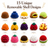 ChatGPT Image Aug 9, 2026, 06_18_34 PM 15-in-1 Land Turtle Dress Up Crochet Pattern Bundle