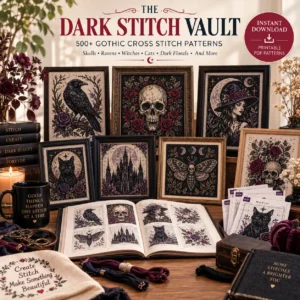 The Dark Stitch Vault — 500+ Gothic Cross Stitch Patterns