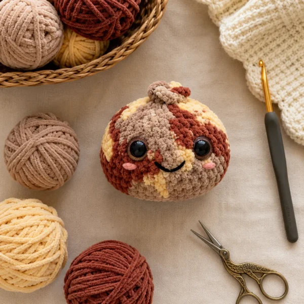 Dumpling & Steamer Crochet Pattern – Cute Amigurumi Food Plushie PDF