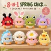 8-in-1 Spring Chick Crochet Pattern Bundle
