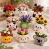 9-in-1 Critter Planter Pots Crochet Pattern Bundle