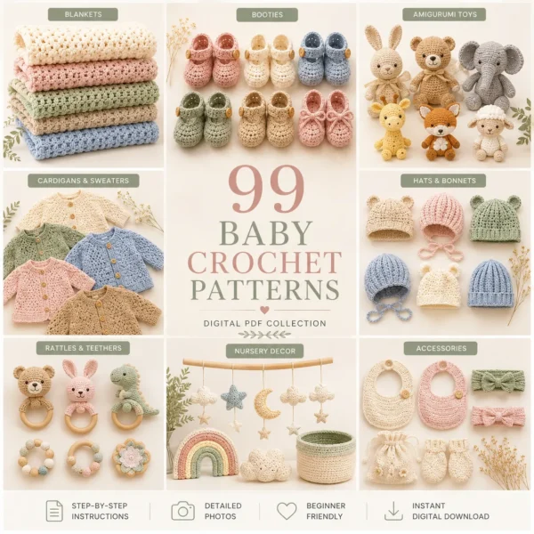 hfsi1xnbc63qdbgbsfyp 99 Baby Crochet Patterns Bundle – preview 2