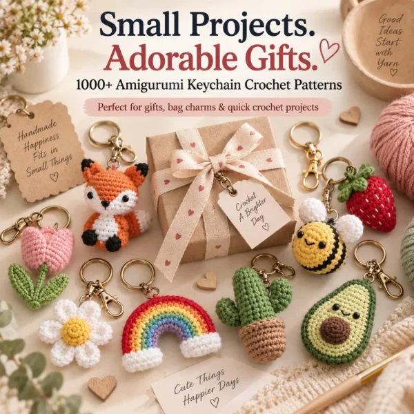twcrhcmp4clv79ropgd4 1000+ Amigurumi Keychain Patterns Bundle – preview 2