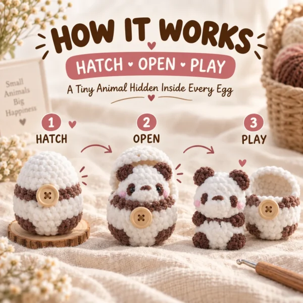 yolexj8vmpvyddfdsfqn 7-in-1 Hatching Mini Animals Crochet Pattern Bundle – preview 6