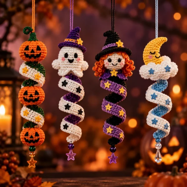 50+ Crochet Spiral Ornament Patterns Bundle – preview 2