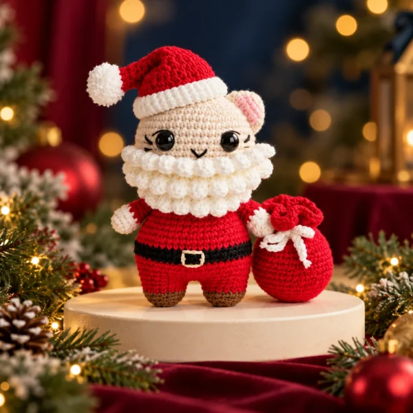Christmas Cats Crochet Trio – 3 Amigurumi PDF Patterns