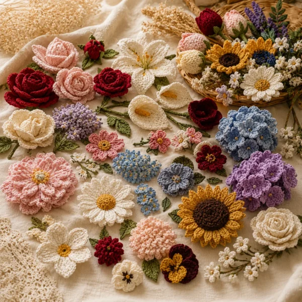 500+ Crochet Flower Patterns Bundle – preview 2