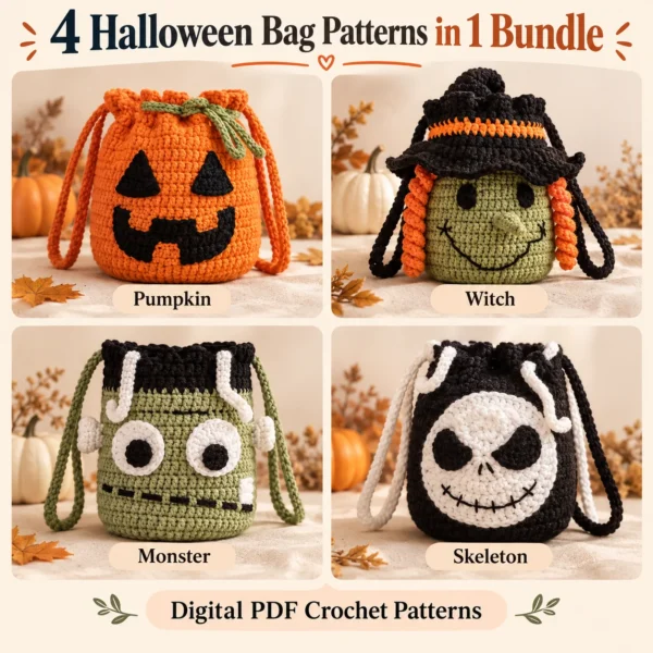 ce1b355c-6c8d-43c8-975a-f64dfac8fa44 4-in-1 Halloween Crochet Trick-or-Treat Bag Pattern Bundle – preview 6