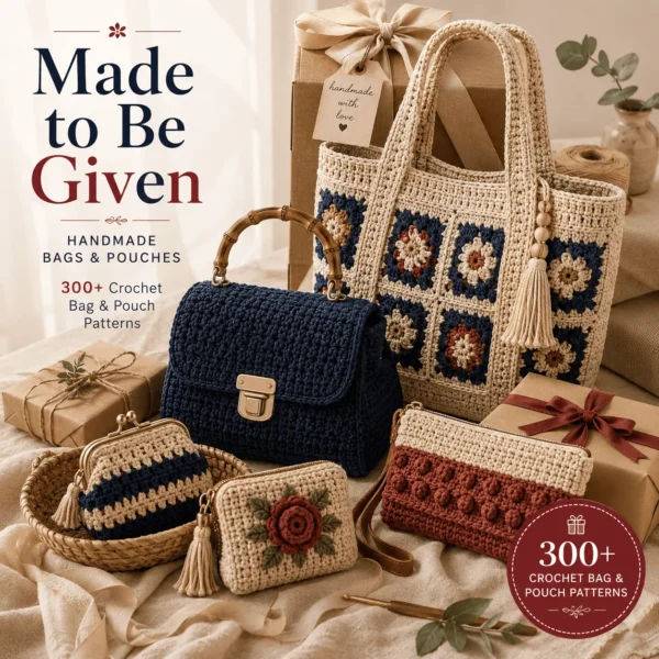 f87603e7-54c1-4894-9da0-5ea1b13c438d 300+ Crochet Bag & Pouch Patterns Bundle – preview 5